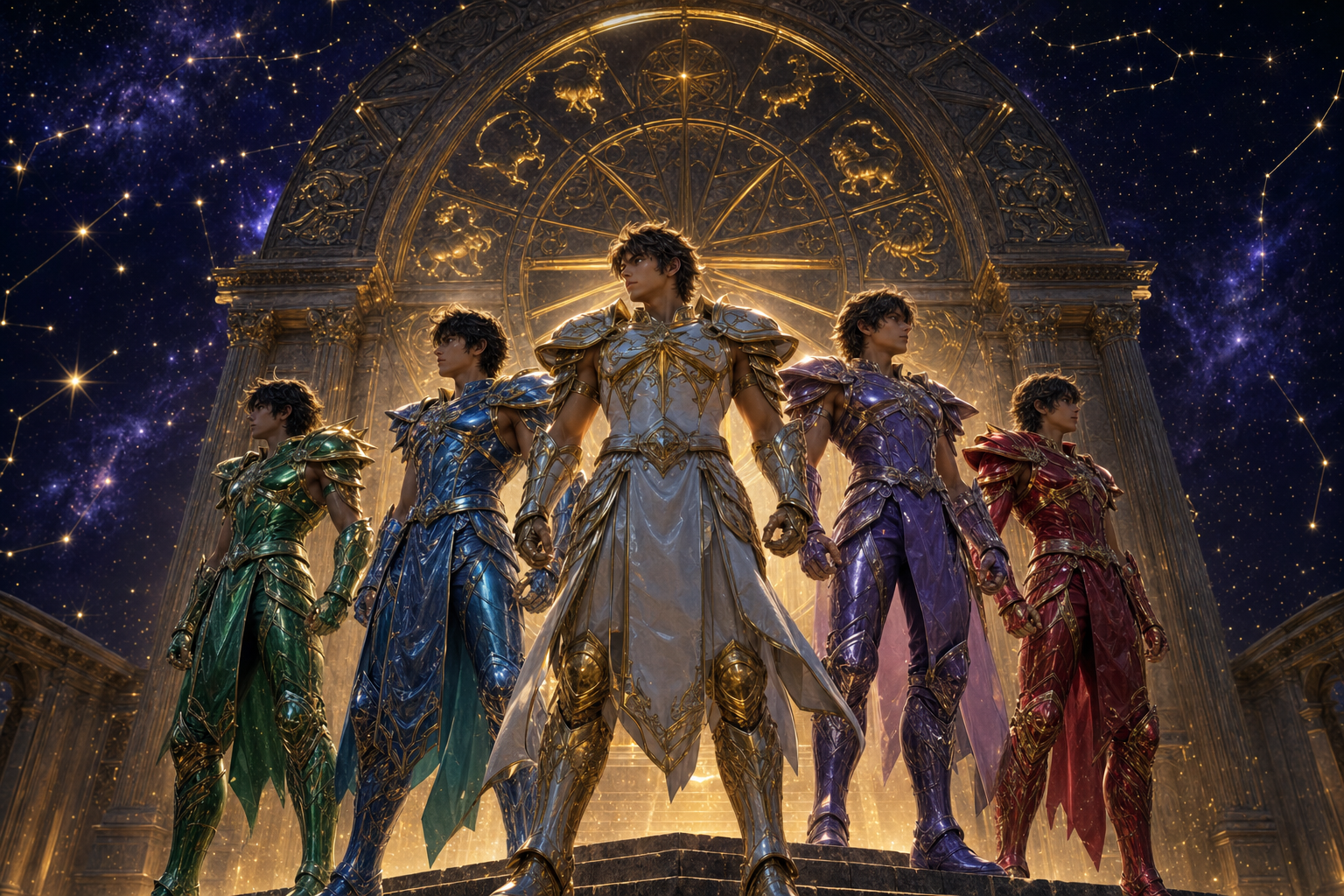 Saint Seiya Legend of Sanctuary — Bronze Saints advancing through the golden 12 Houses